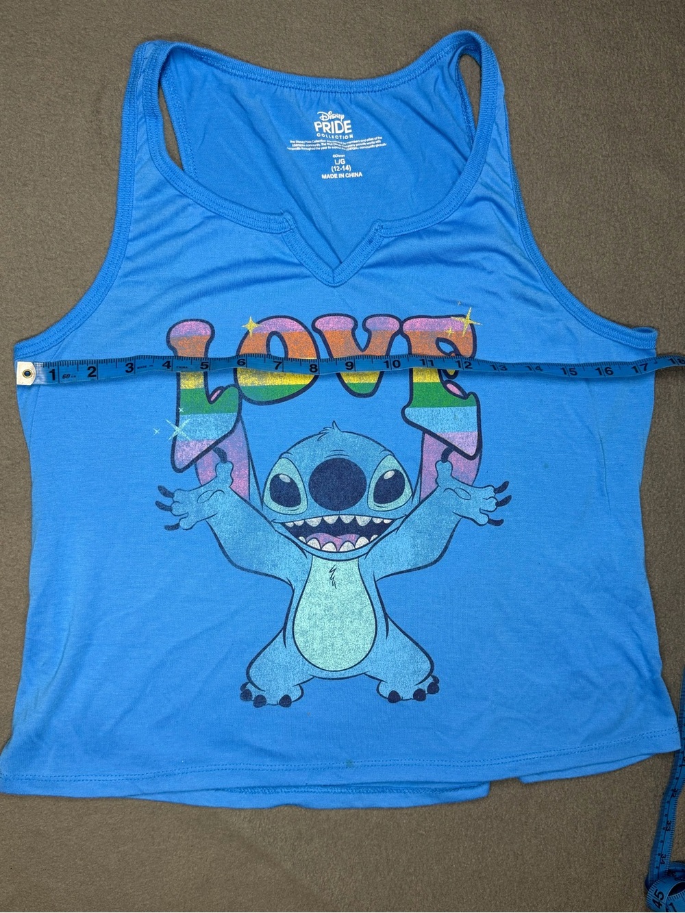 Disney Pride Collection Stitch "LOVE" Tank Top 🌈